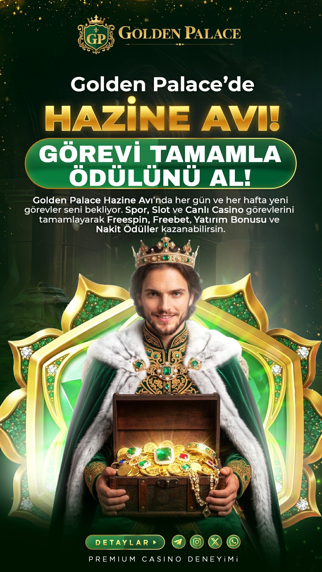 🌍 GOLDEN PALACE GÖREV DÜNYASI 👑