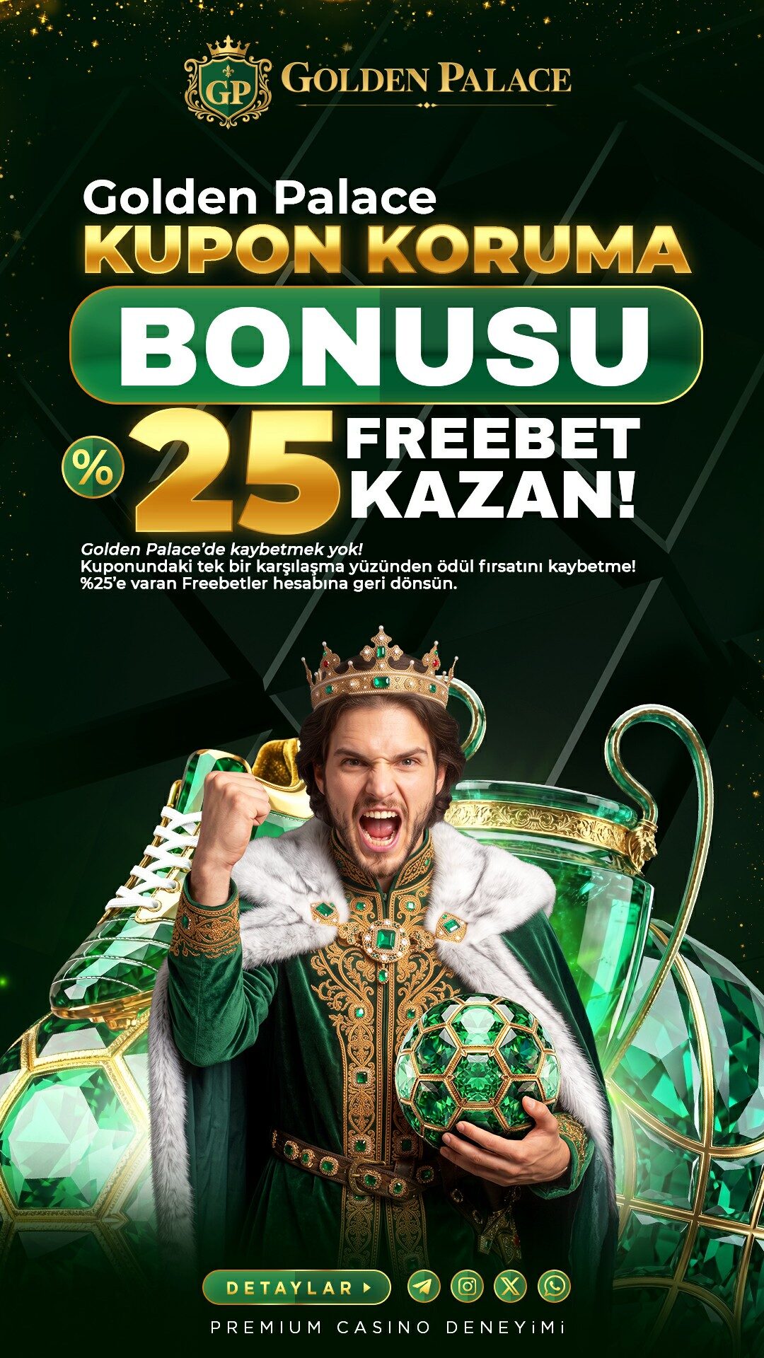 ⚽️ GOLDEN PALACE KUPON KORUMA BONUSU