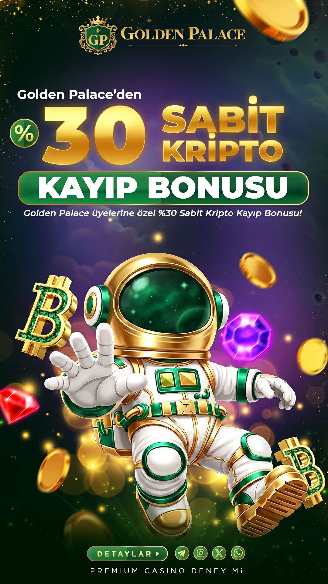 %30 Sabit Kripto Kayıp Bonusu